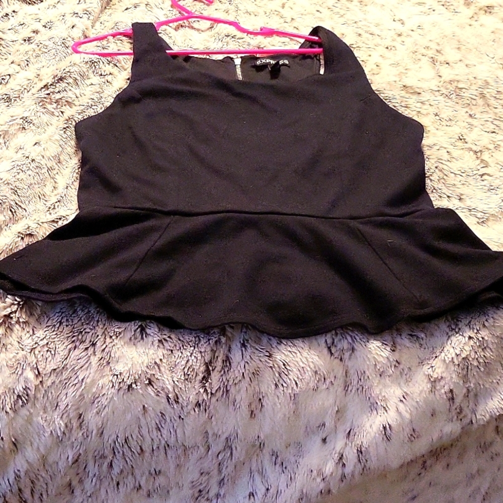 Blk dressy tank top